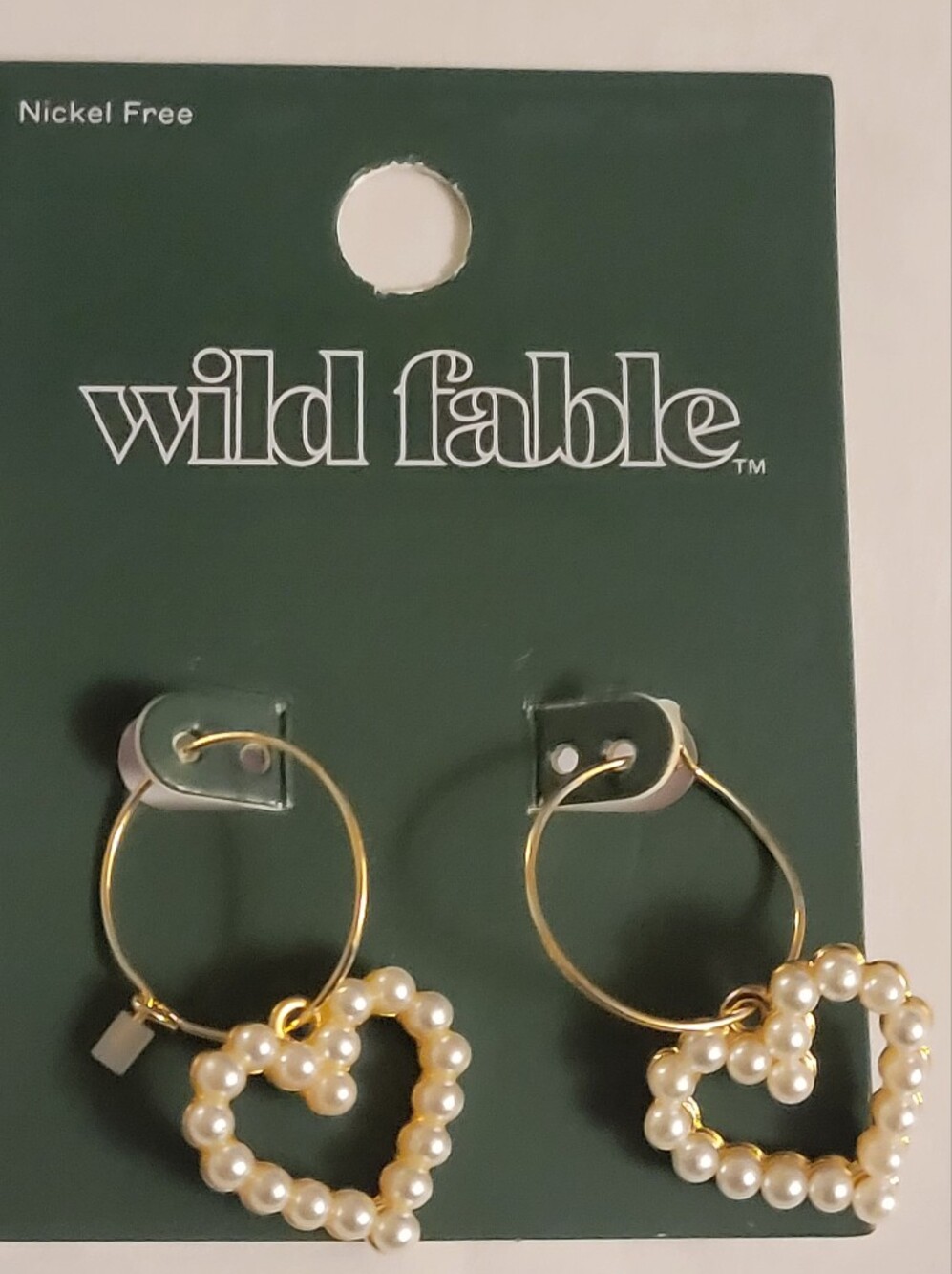 WILD FABLE FAUX PEARL EARRINGS NWT